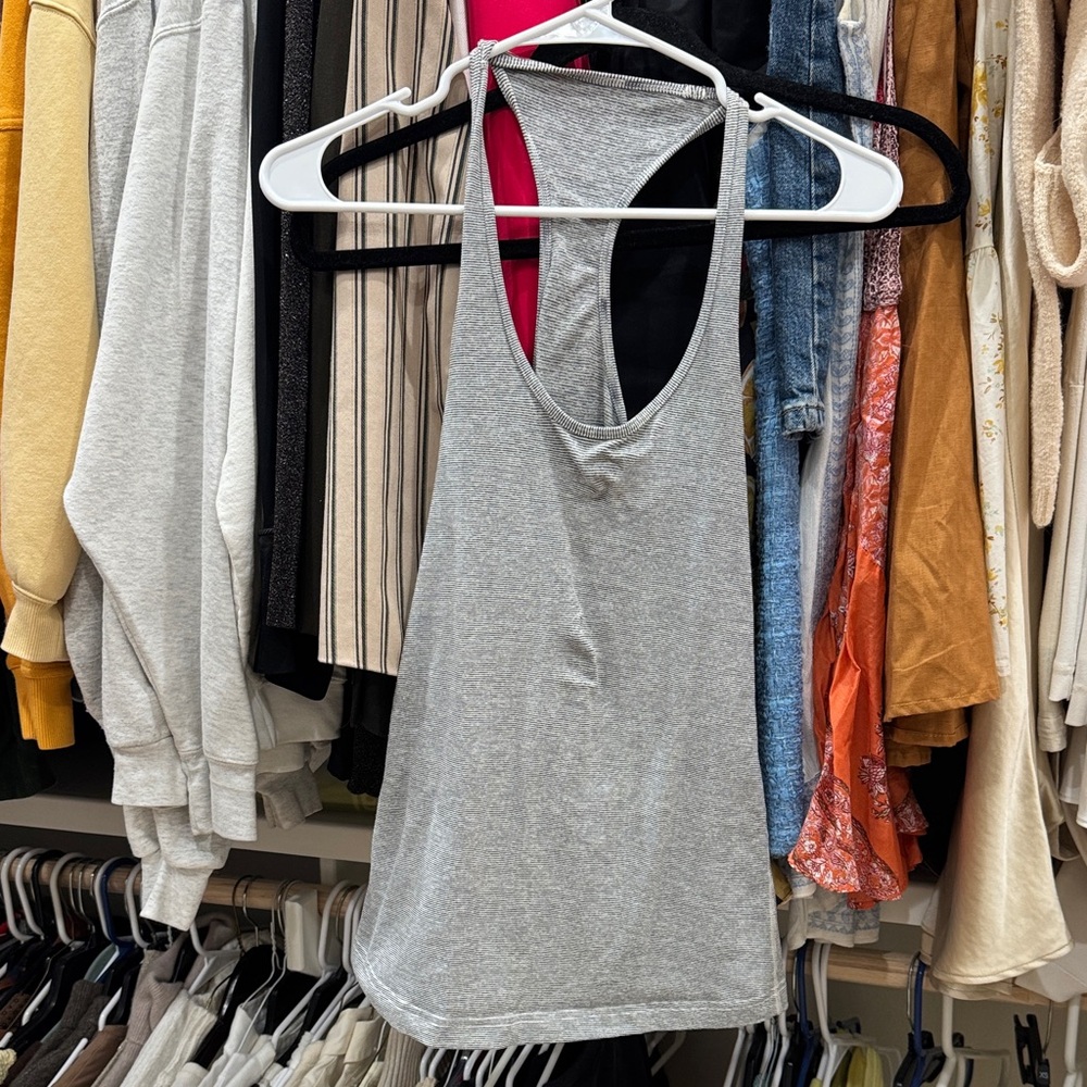 Lululemon Gray Tank Top size